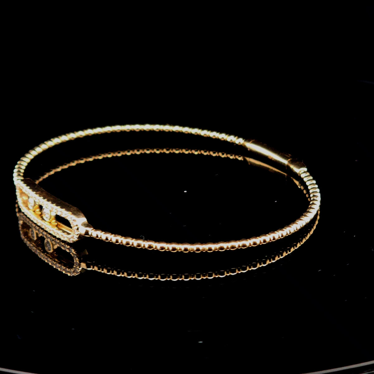 .33cttw Floating Diamond Bracelet