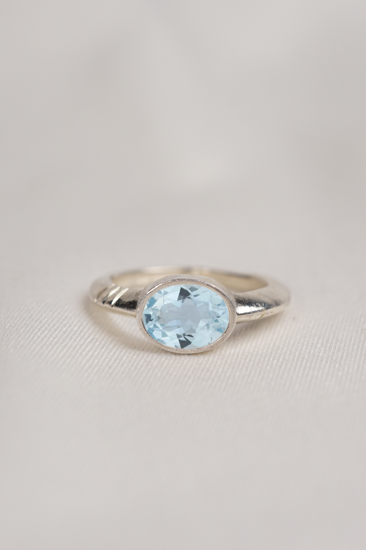 River Ring Aquamarine