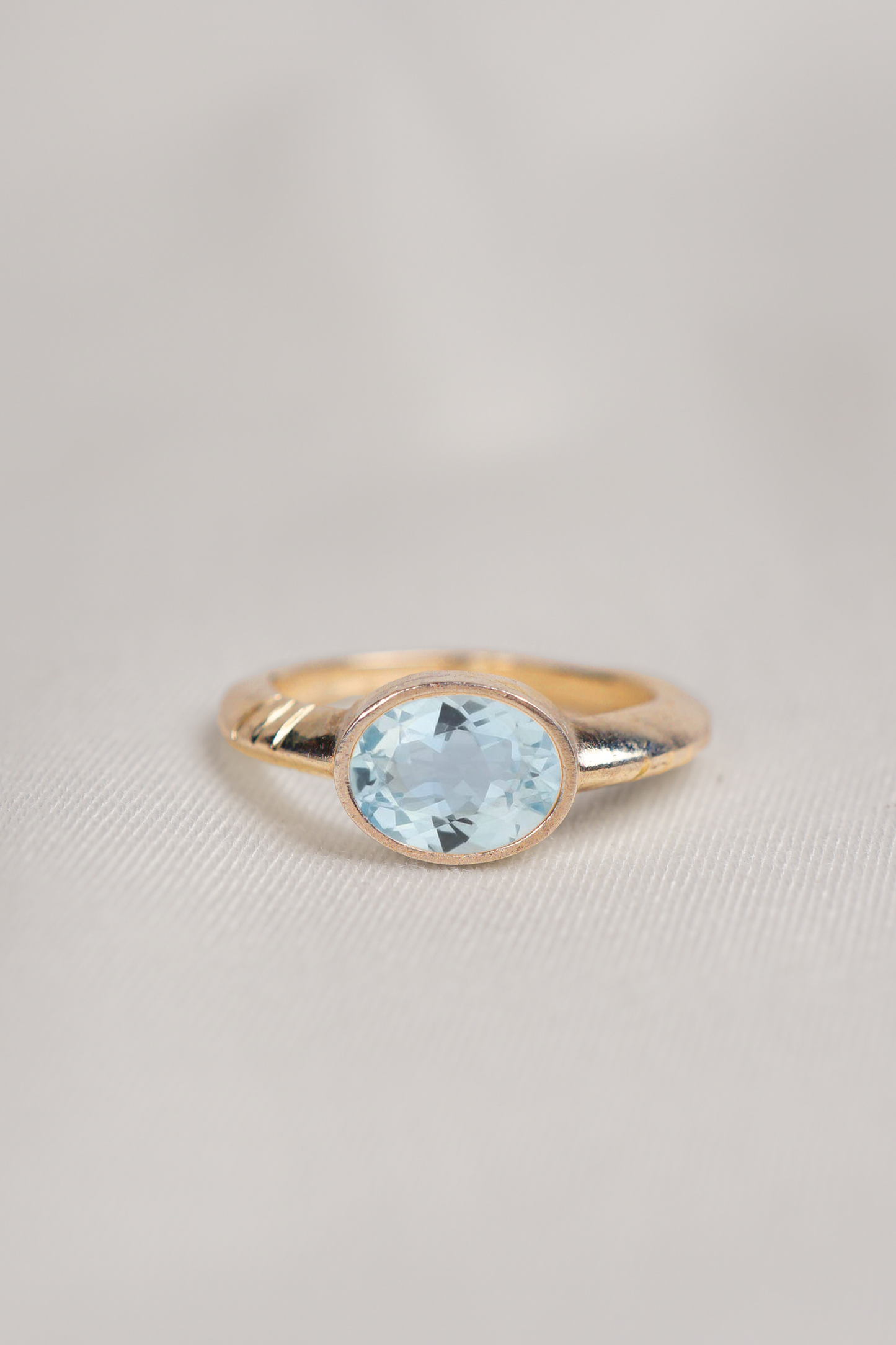 River Ring Aquamarine
