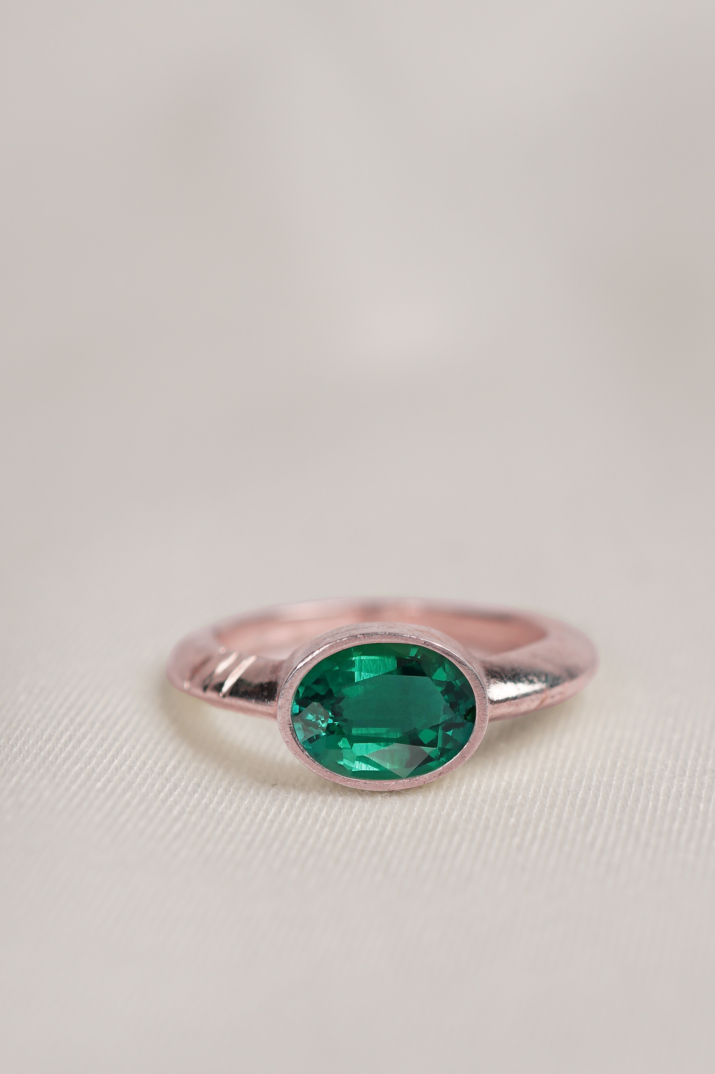 River Ring Emerald