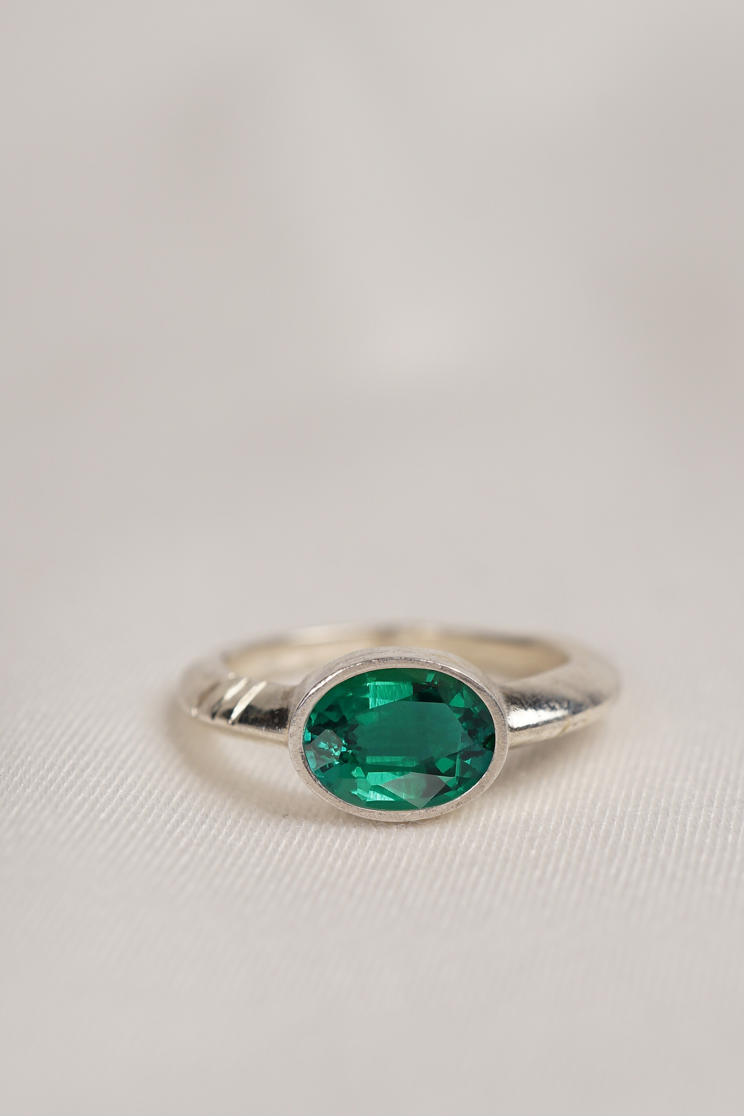 River Ring Emerald