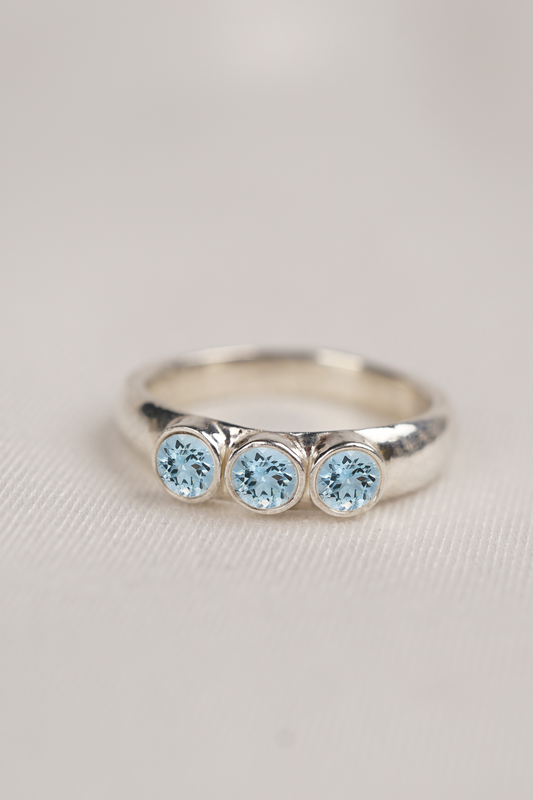 Road Ring Aquamarine